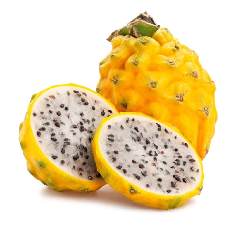Pitaya amarela aberta