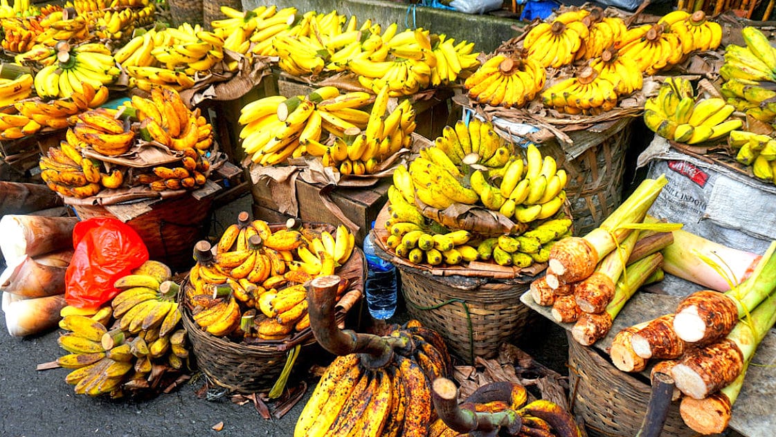 Tipos de banana consumo em todo o mundo