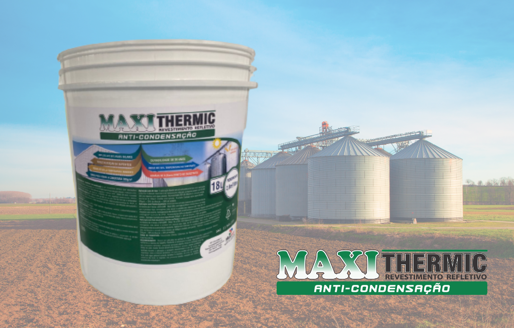 Recipiente de Maxi Thermic, revestimento refletivo anti-condensação para uso em silos