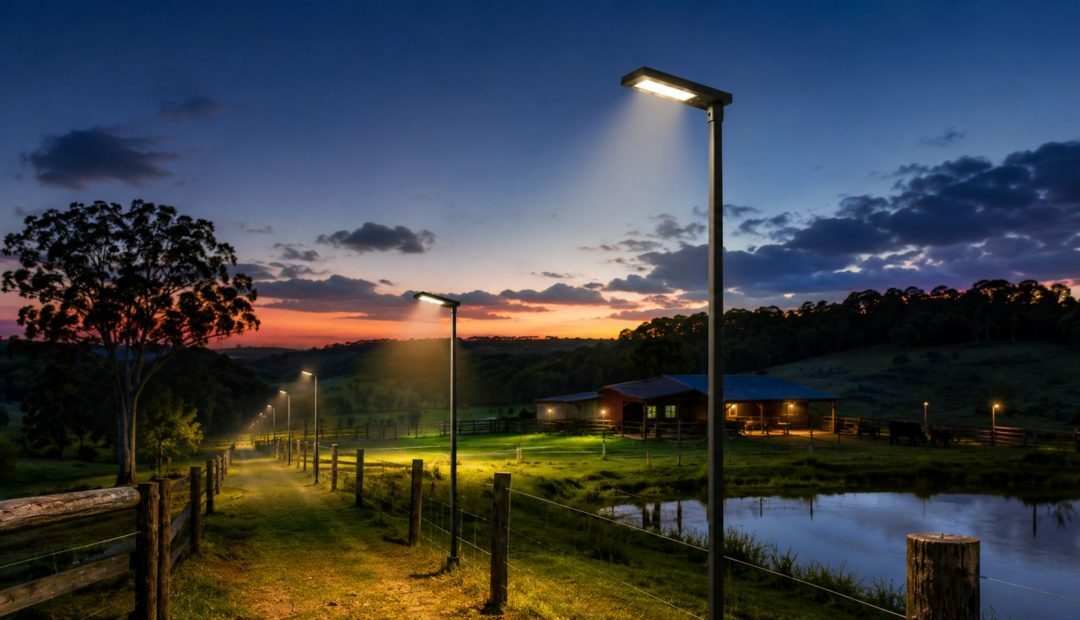 Como levar iluminação para áreas da fazenda onde a energia não chega?