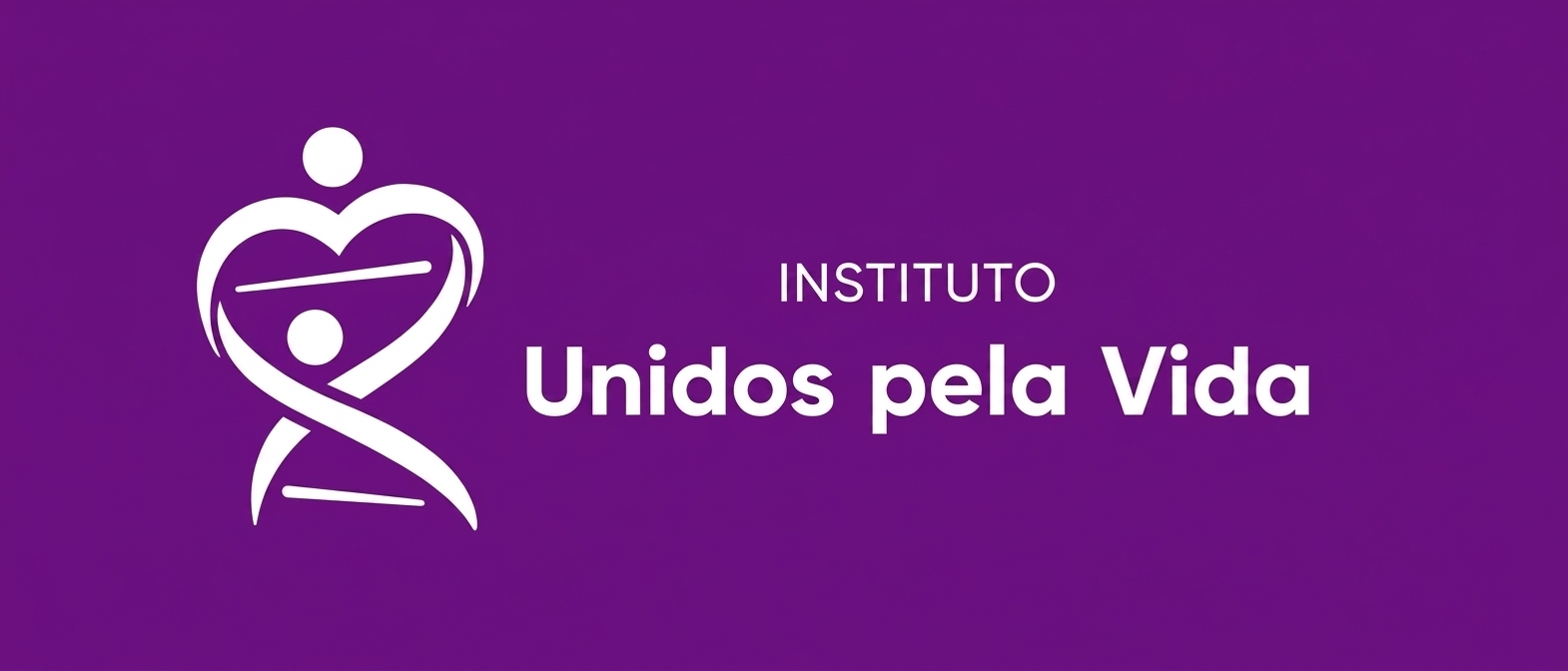 Logo do Instituto Unidos pela Vida, instituição que receberá a arrecadação do 25º Encontro Beneficente de Famílias Empresárias.